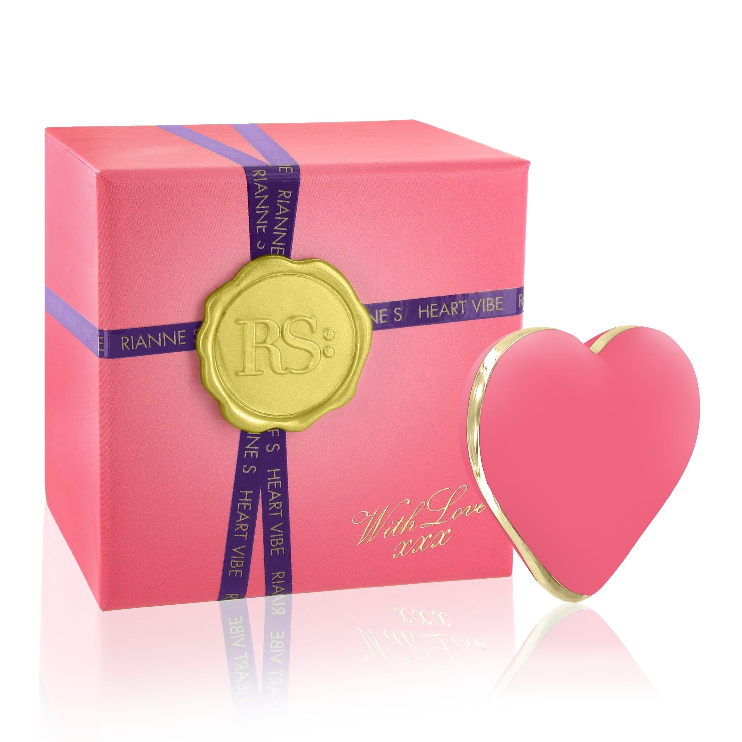 RS - Icons - Heart Vibe Vibrator - Koraalroze