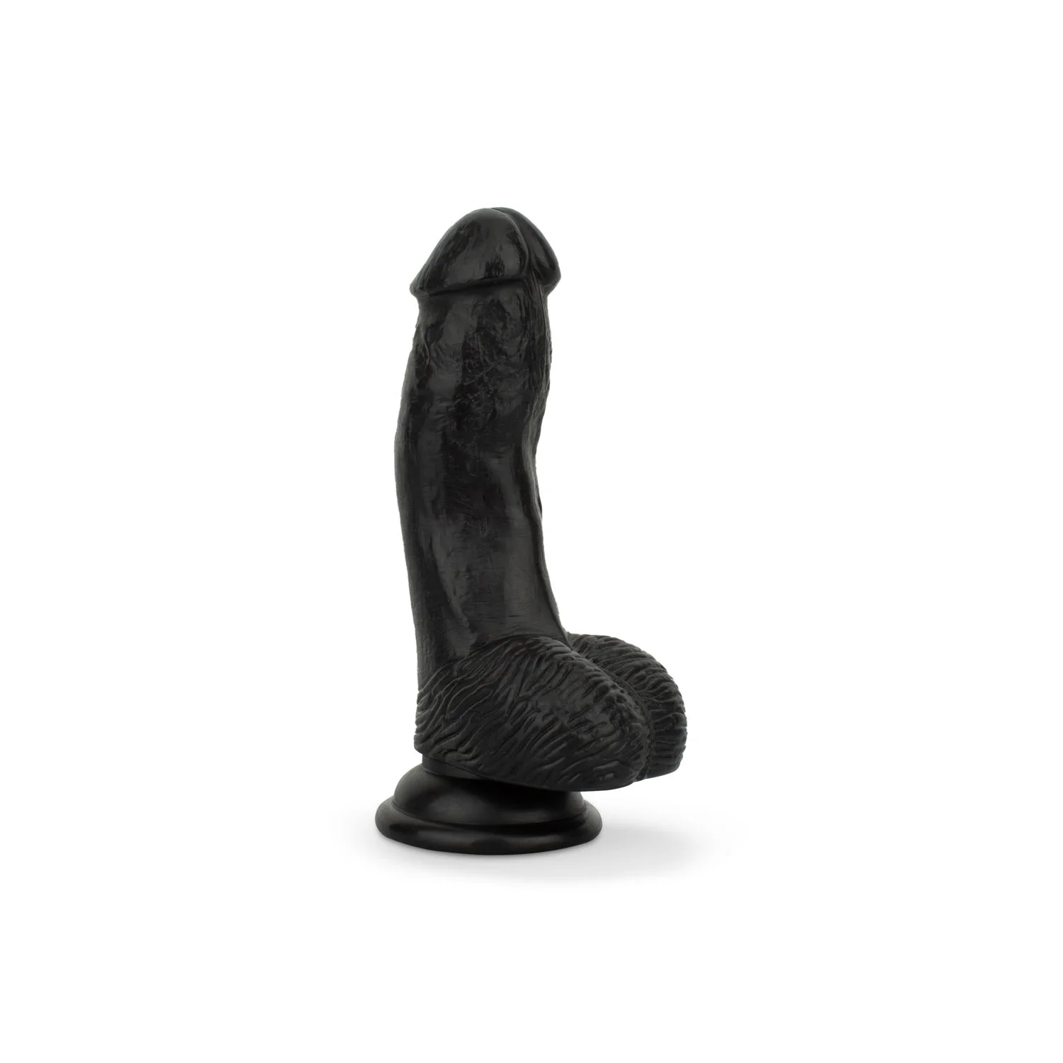 Dildo met ballen 12 cm - Zwart Dildo met ballen 12 cm - Zwart