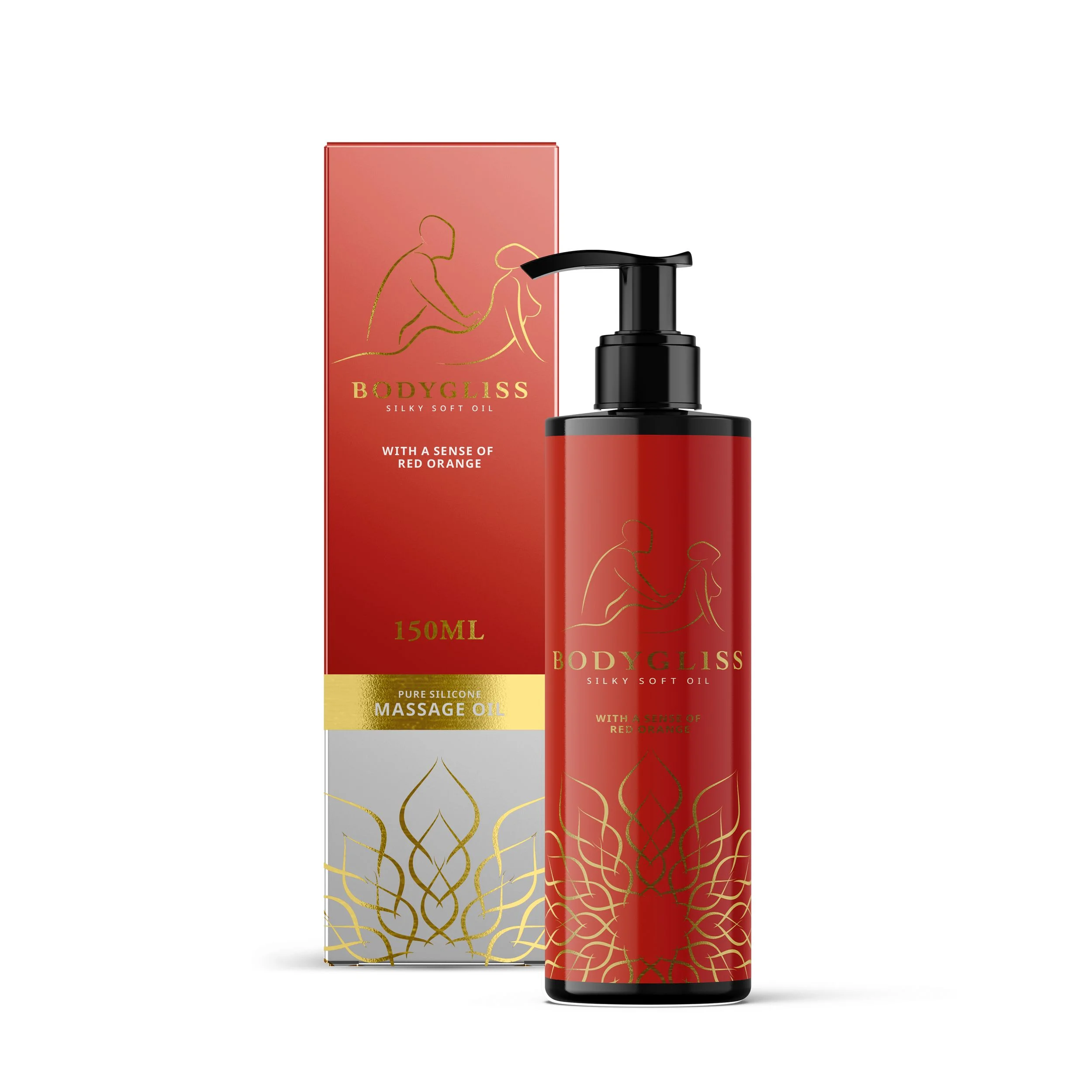 BodyGliss - Massage Olie En Glijmiddel in 1 Rode Sinaasappel - 150 ml