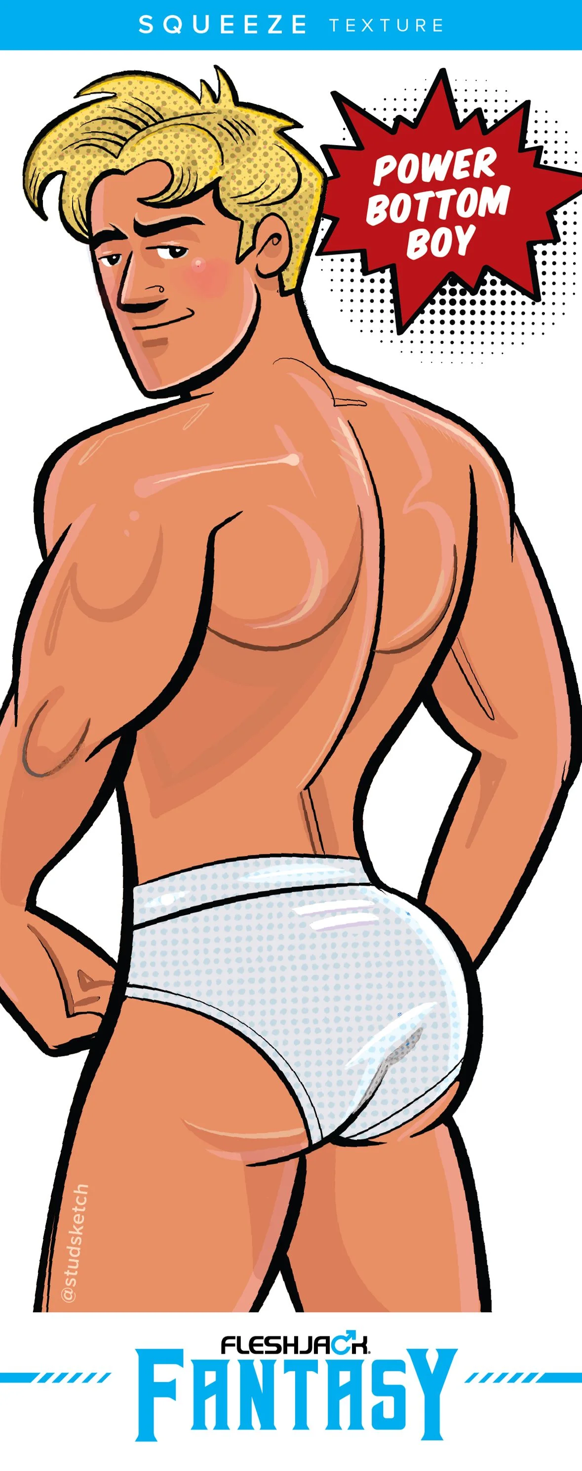 Fleshlight - Fleshjack Fantasy Power Bottom Boy Fleshlight - Fleshjack Fantasy Power Bottom Boy