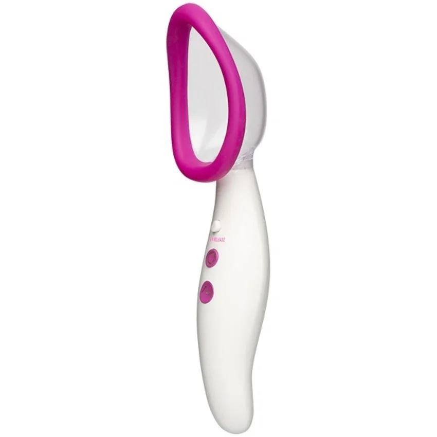 Doc Johnson - Automatische Vibrerende Pussy Pomp - Wit & Roze Doc Johnson - Automatische Vibrerende Pussy Pomp - Wit & Roze