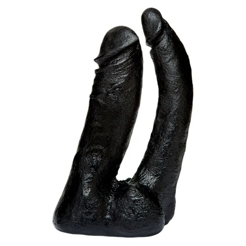 Doc Johnson - VacULock CodeBlack Dubbele Penetrator - Zwart