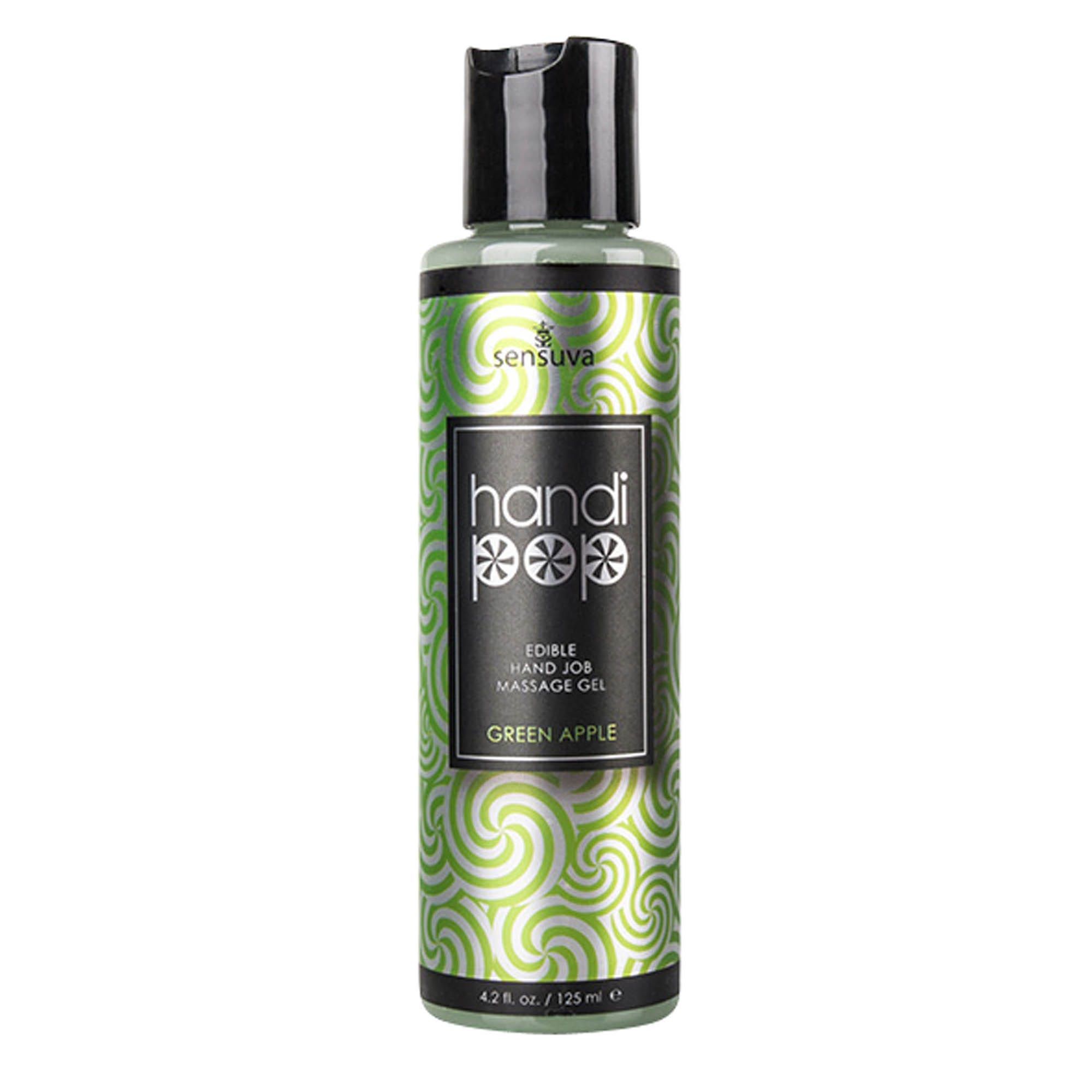 Sensuva - Handipop Handjob Massagegel Groene Appel - 125 ml