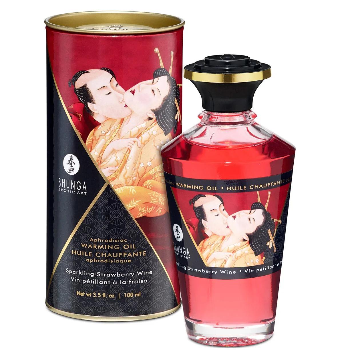 Shunga - Aphrodisiac Verwarmende Olie Aardbeienwijn 100 ml Shunga - Aphrodisiac Verwarmende Olie Aardbeienwijn 100 ml