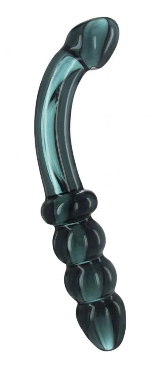 Hamsa G-Spot-/Prostaat Dildo - Smoky Jade Hamsa G-Spot-/Prostaat Dildo - Smoky Jade