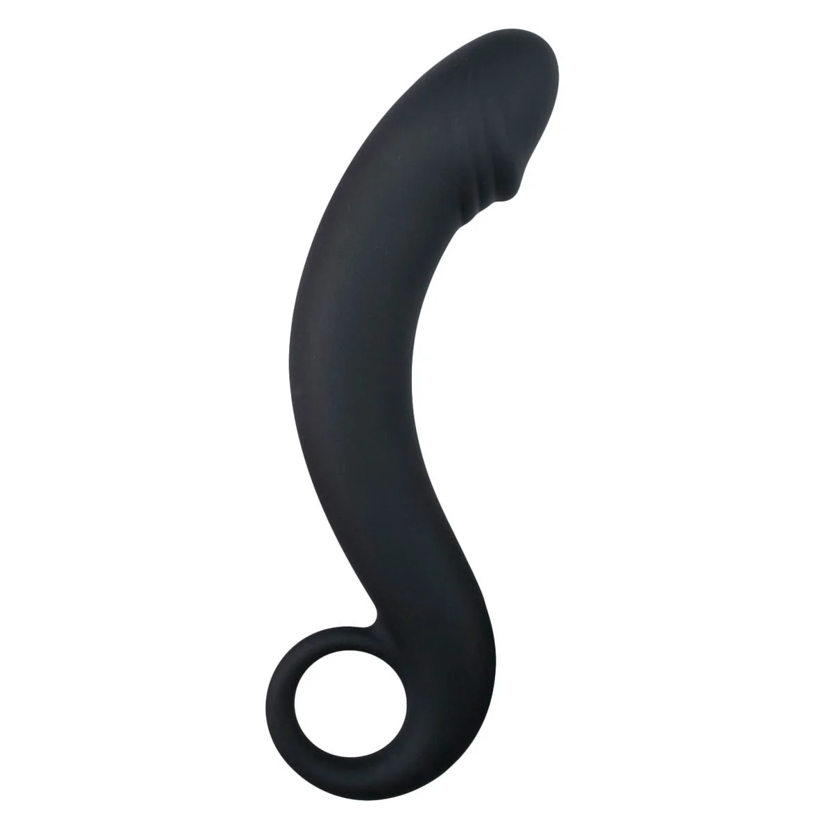 Zwarte siliconen prostaat dildo Zwarte siliconen prostaat dildo