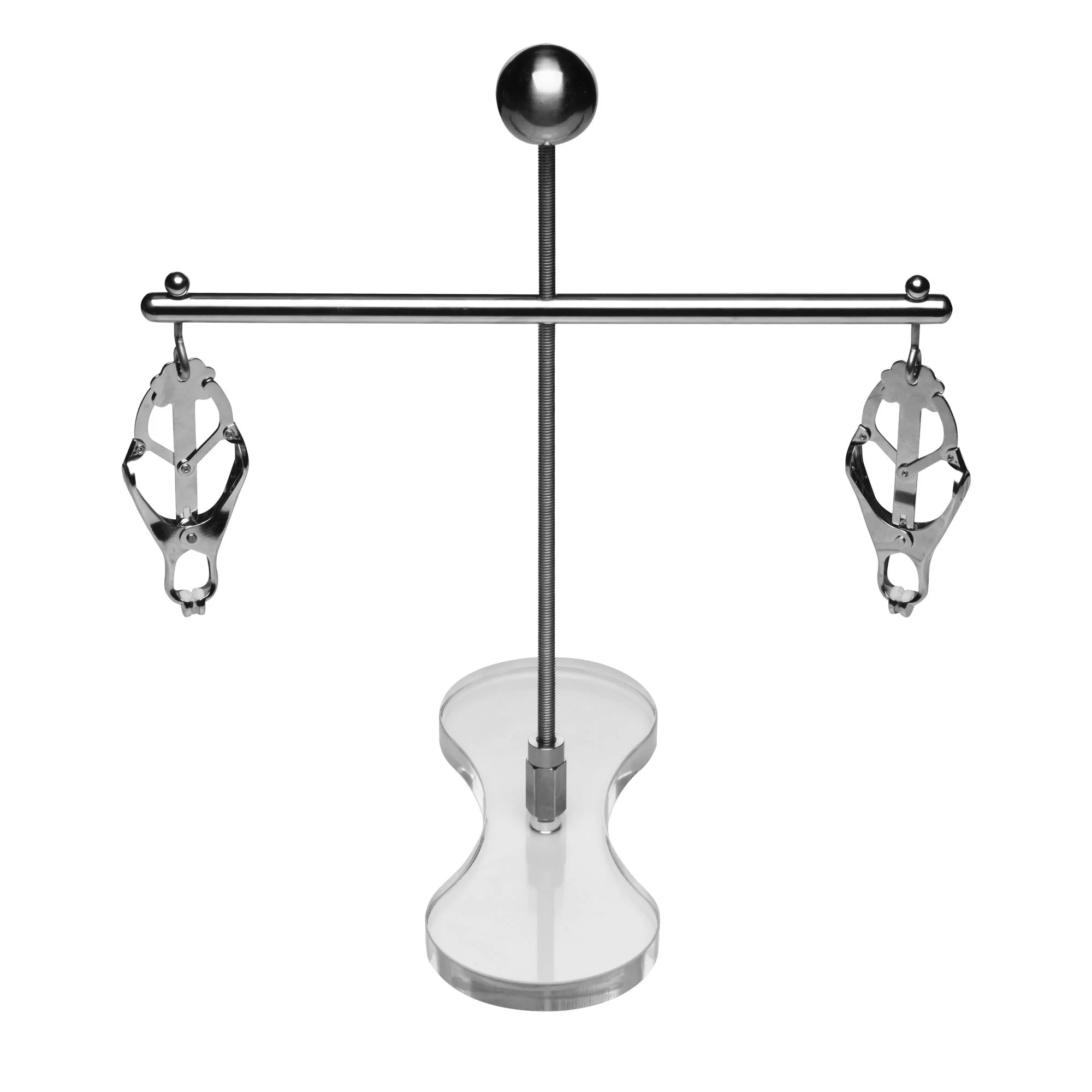 XR Brands - Tower of Pain Tepelklemmen - Zilver XR Brands - Tower of Pain Tepelklemmen - Zilver