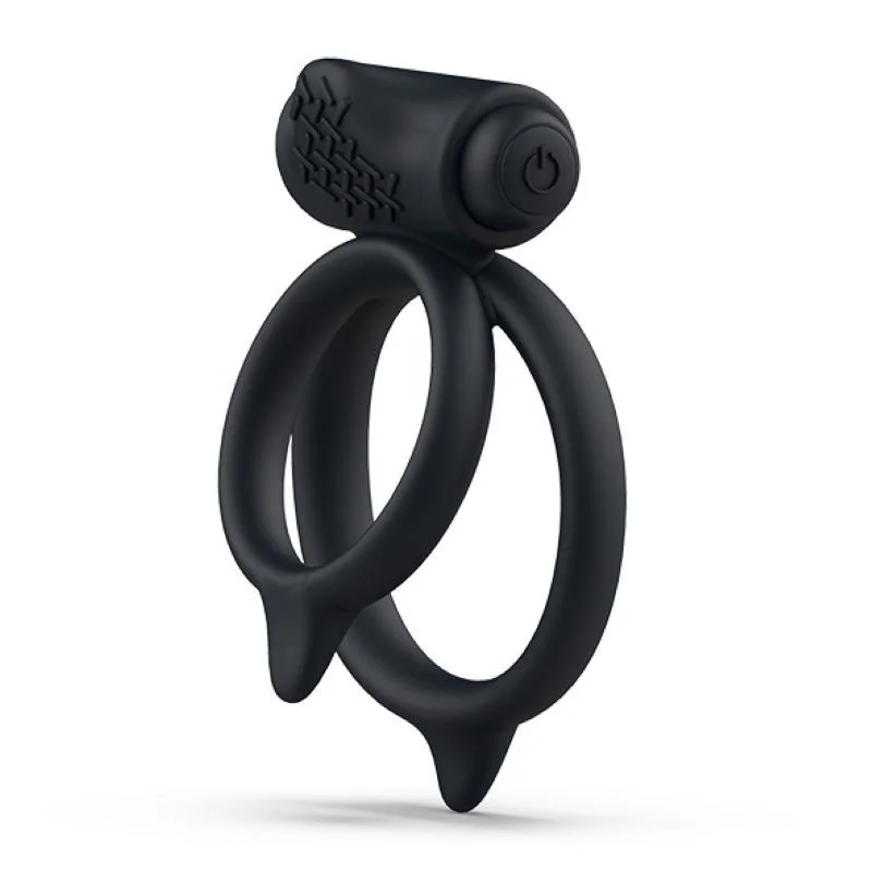 B Swish - Bcharmed Basic Plus Dubbele Cock Ring - Zwart B Swish - Bcharmed Basic Plus Dubbele Cock Ring - Zwart