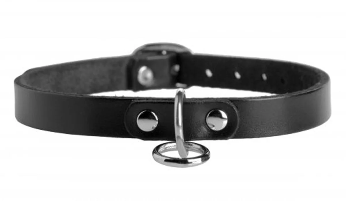 Strict Leather Halsband Met O-Ring Strict Leather Halsband Met O-Ring