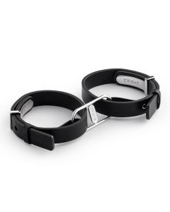 Crave - ICON Cuffs Black/Silver