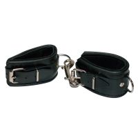 Leather Handcuffs Padded