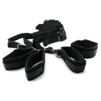 Fetish fantasy bed restraint bondage kit