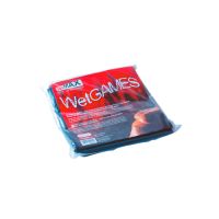 Sexmax wetgames laklaken 180 x 220 cm - zwart