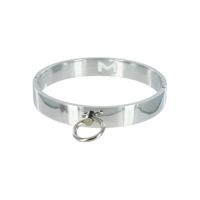 Chrome slave collar - medium/large