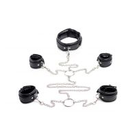 Slave bondage shackle set
