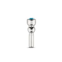 Penis plug with diamond
