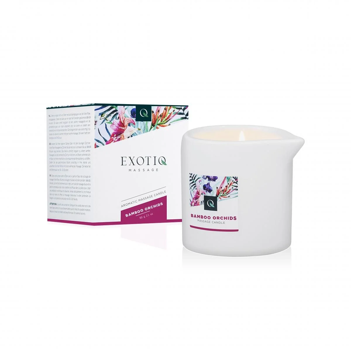 Exotiq Massagekaars Bamboe Orchideeën - 60g Exotiq Massagekaars Bamboe Orchideeën - 60g