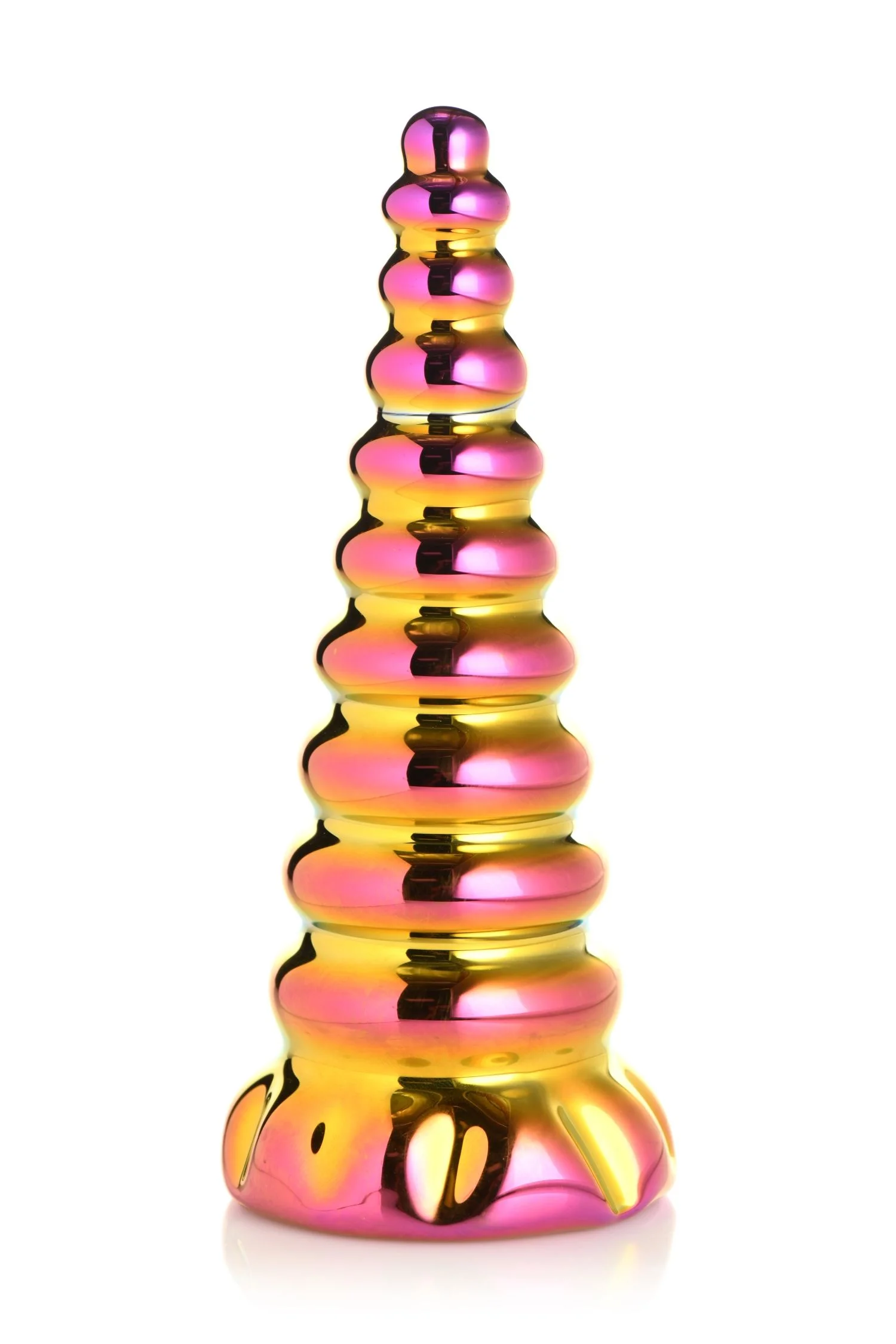 XR Brands - Twilight Regenboog Glazen Dildo XR Brands - Twilight Regenboog Glazen Dildo