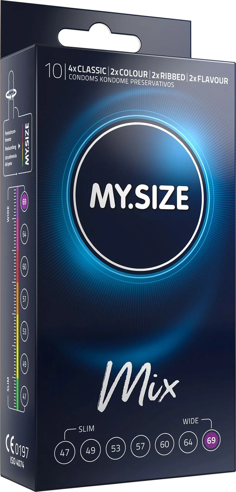 MY.SIZE Mix 69 mm Condooms - 10 stuks MY.SIZE Mix 69 mm Condooms - 10 stuks