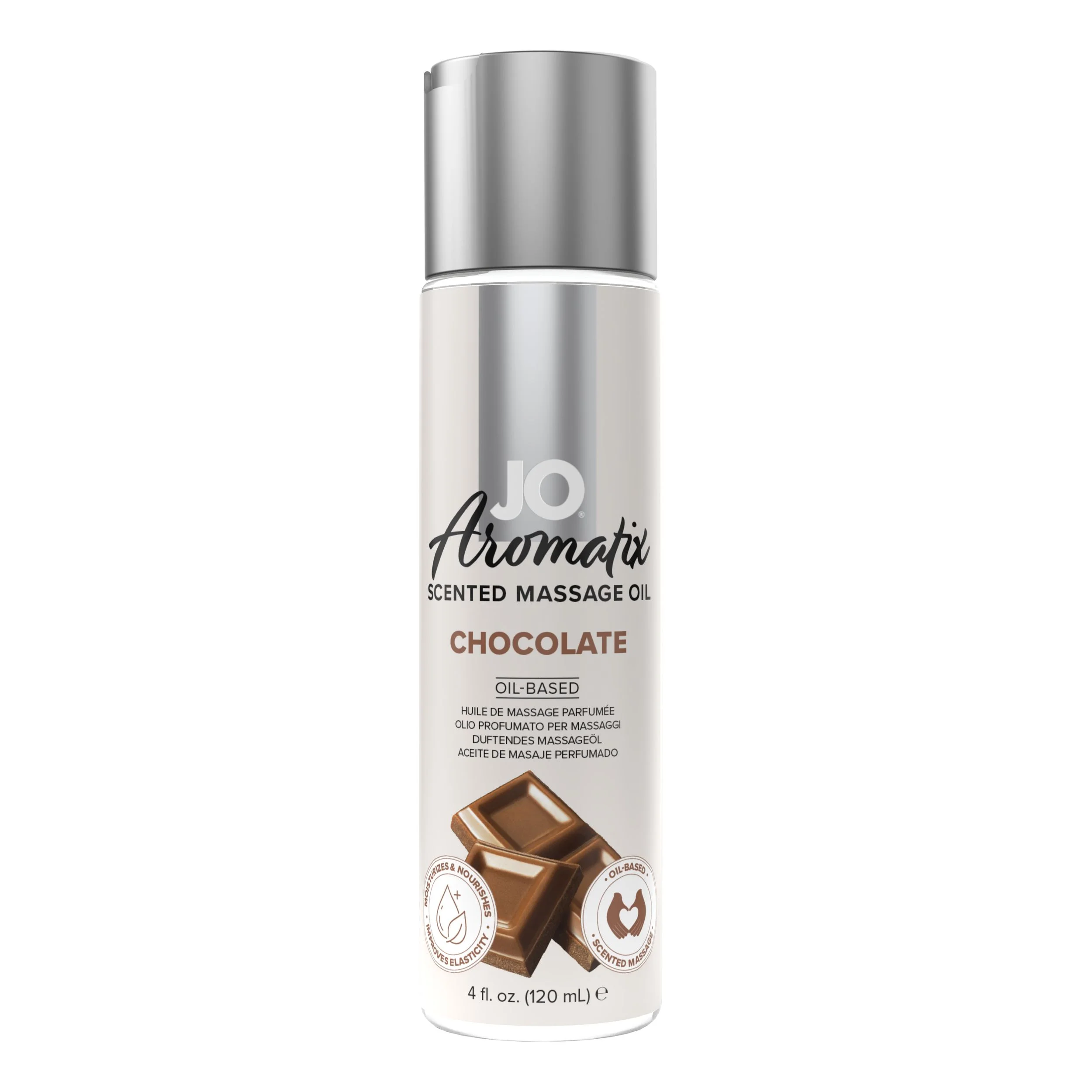 System JO - Aromatix Geur Massageolie Chocolate -120 ml System JO - Aromatix Geur Massageolie Chocolate -120 ml